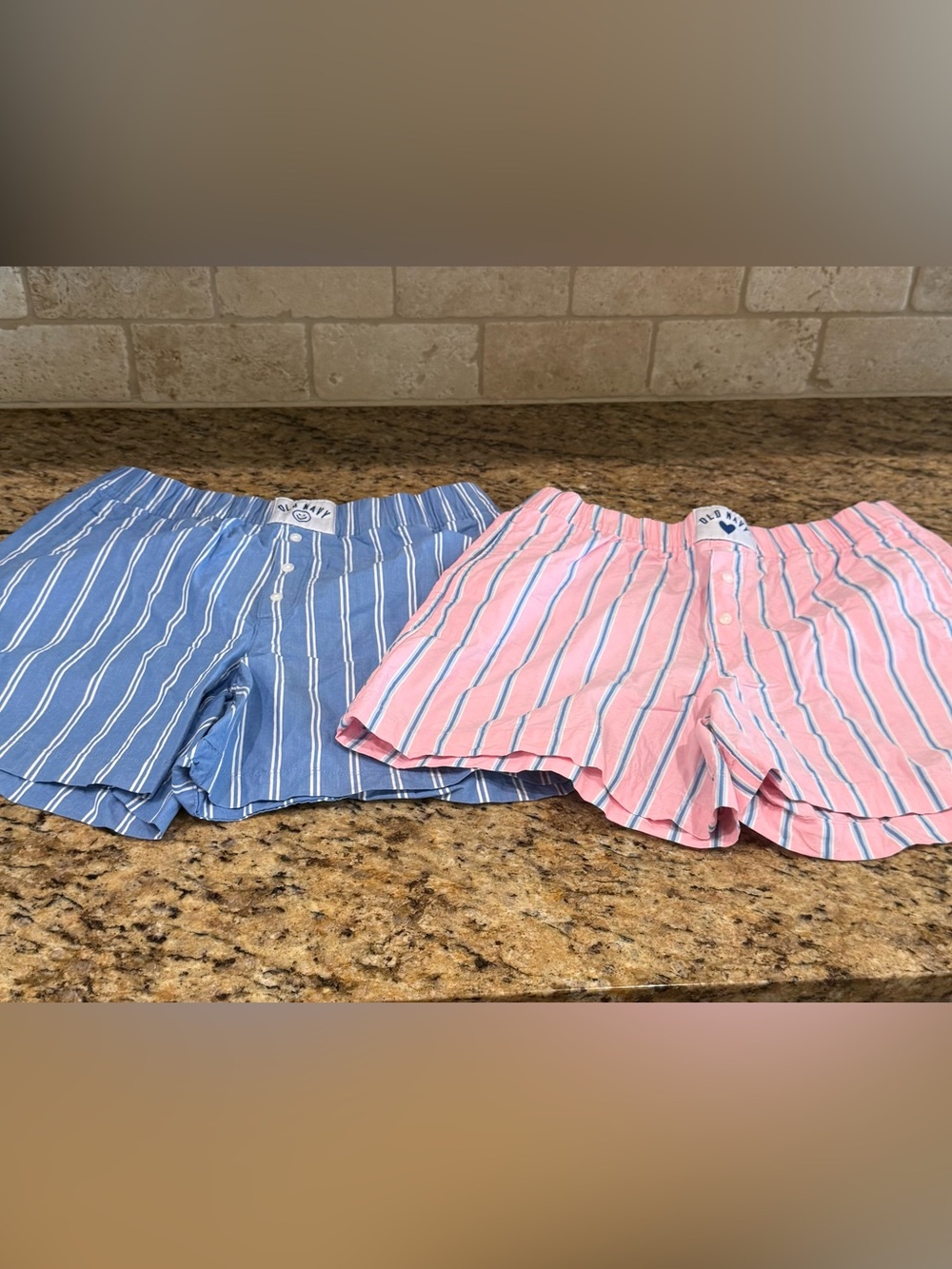 Girls Old Navy Shorts- Blue & Pink
